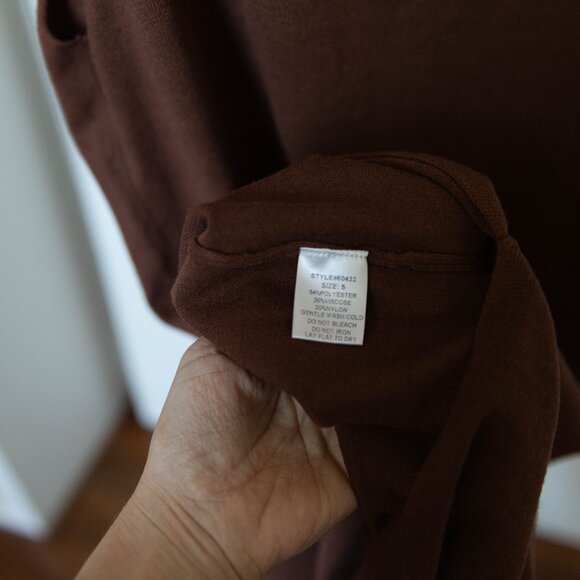 Grade Gather Brown Sleeveless Dress Midi Size S - Picture 4 of 4